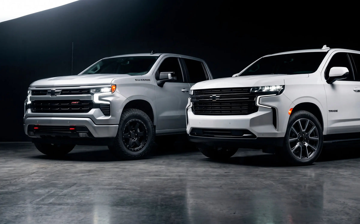 Silverado, Sierra, Tahoe & Suburban Wheel Fitment Guide — GM T1XX Offsets, Sizes, and Brake Clearance