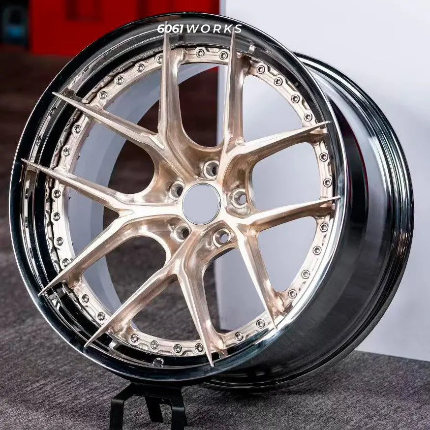 Custom forged wheels for BMW M5 F90 | 6061works S101 style