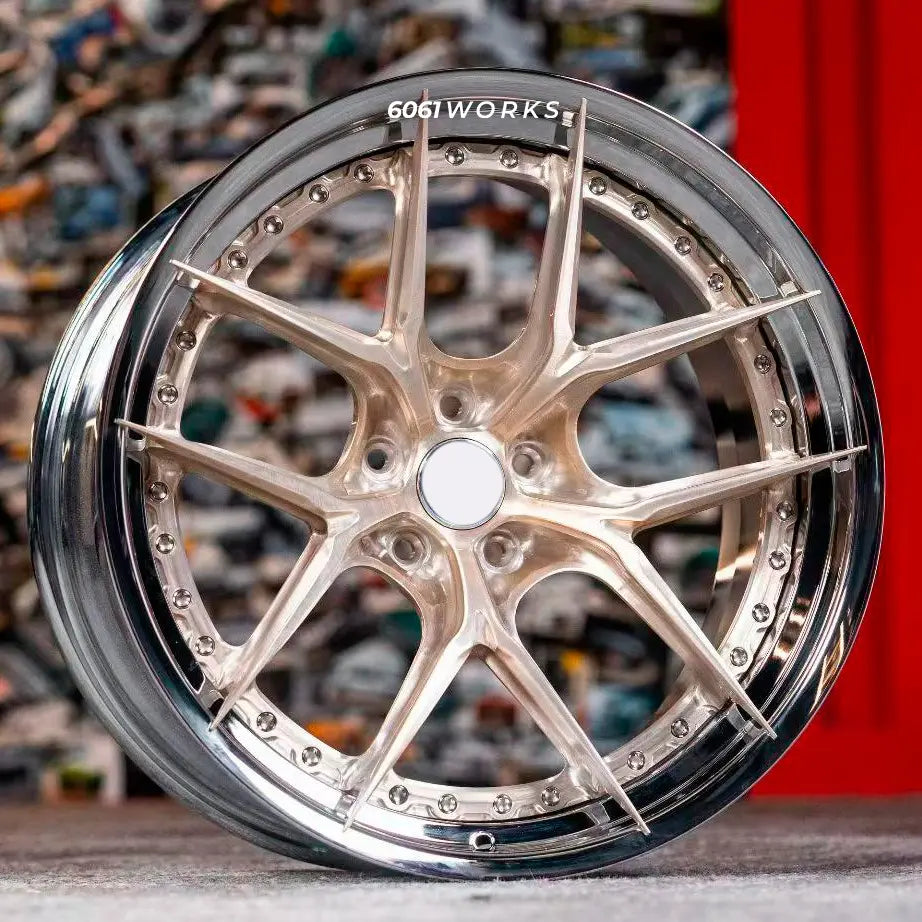 Custom forged wheels for BMW M5 F90 | 6061works S101 style