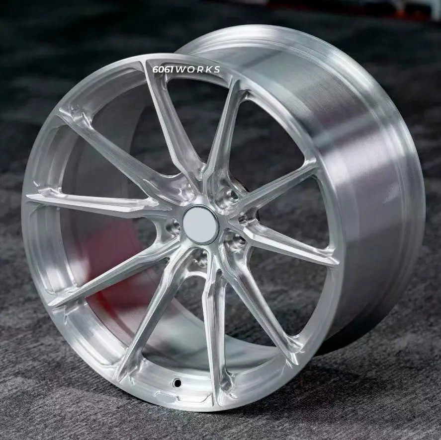 Custom forged wheels for Ferrari SF90 Stradale | 6061works P104SC style