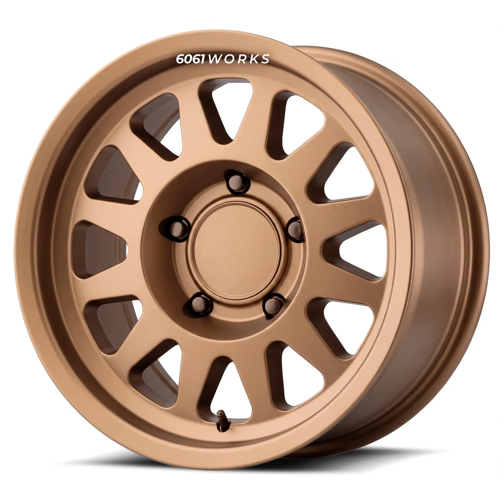 Custom forged wheels for 2026 Jeep Wrangler JL | 6061works Method 704 style