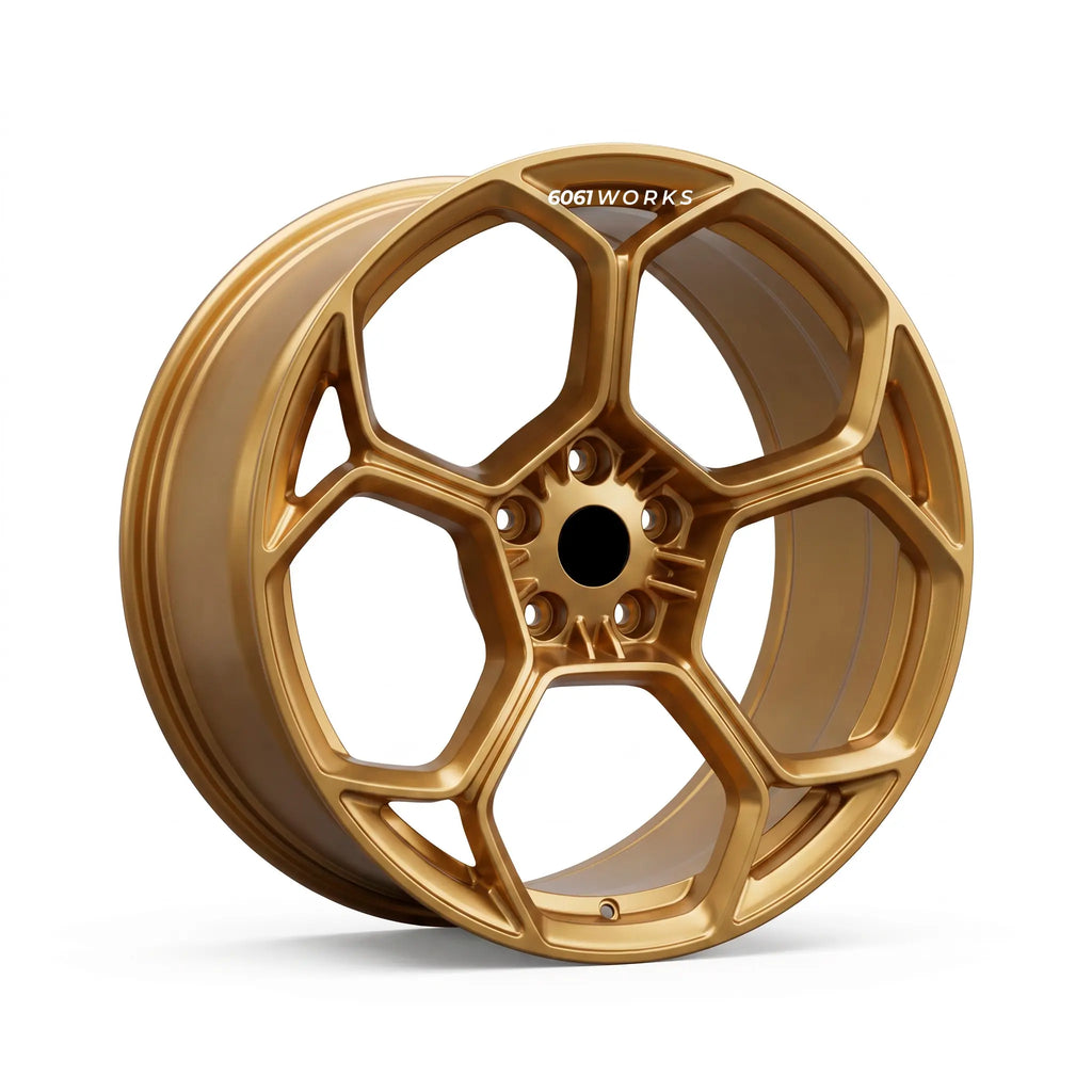 Custom forged wheels for Lamborghini Urus S / Performante | 6061works OEM Helianthus style