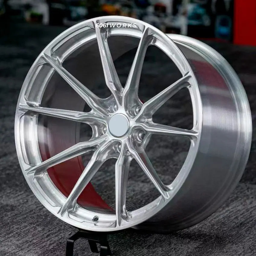 Custom forged wheels for McLaren 675LT | 6061works P104SC style