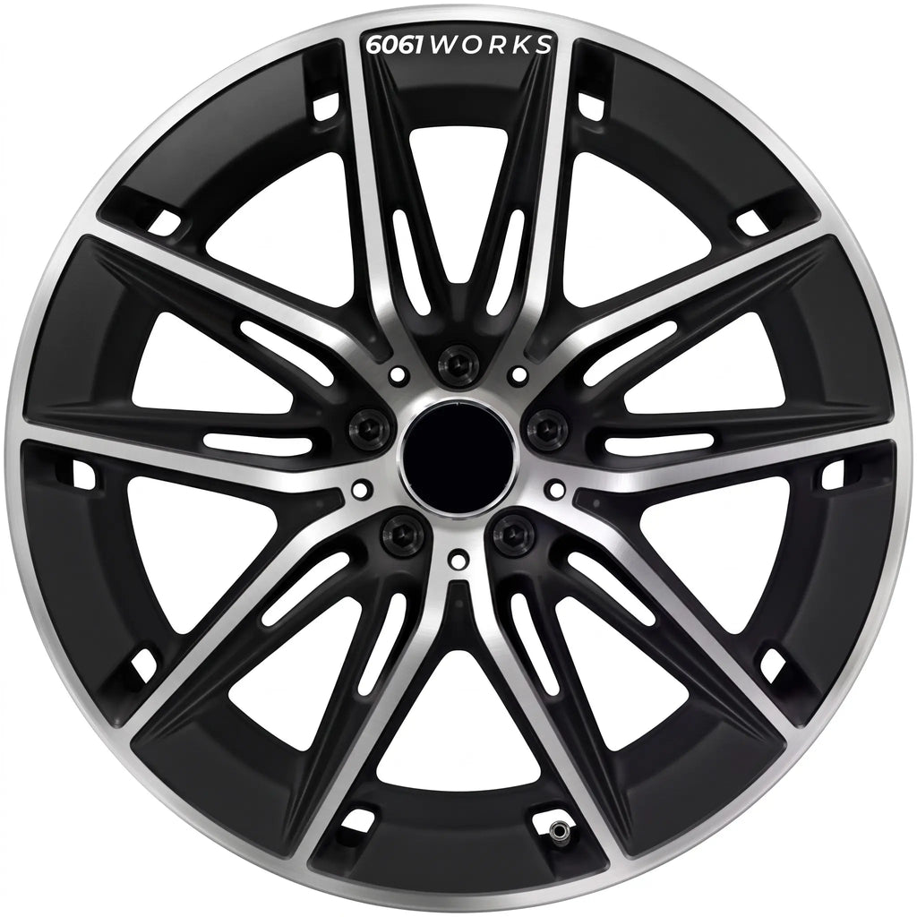 Mercedes-Benz GLA 35 45 AMG H247 custom forged wheels | OEM GLA AMG A2474014600 7X71-H247 style