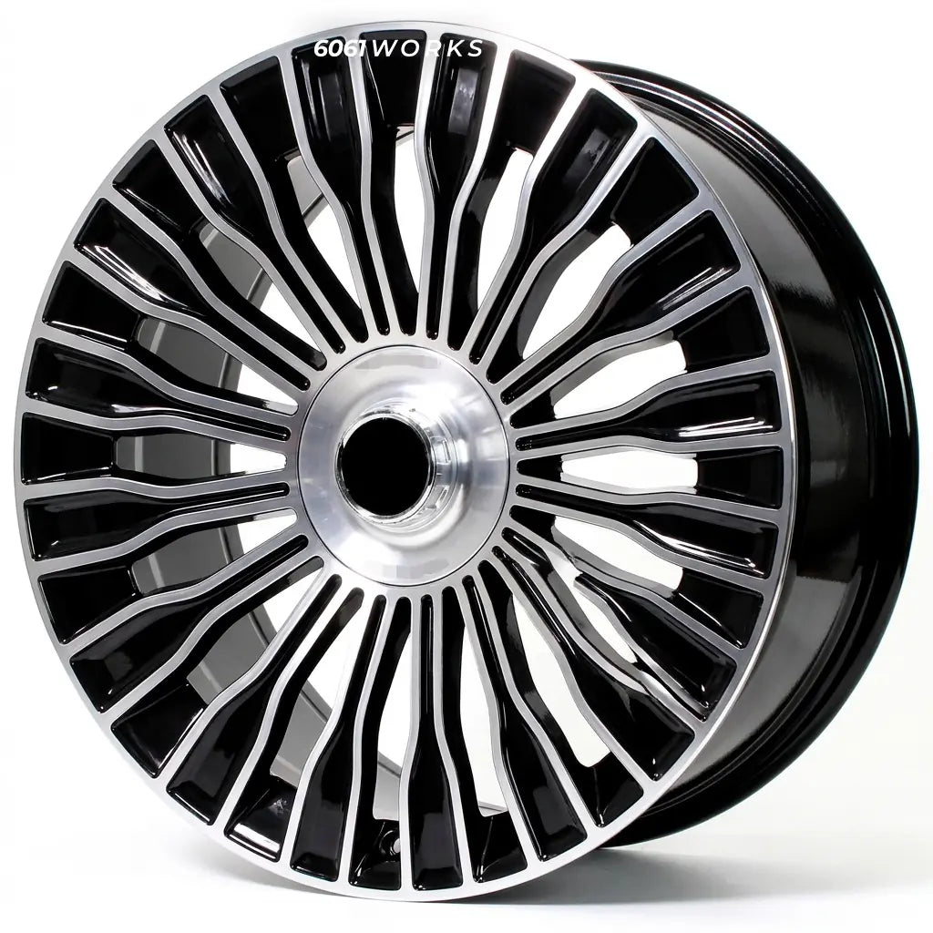 Mercedes-Benz S 350 d L 4MATIC W223 Facelift custom forged wheels | OEM Maybach multi spoke style