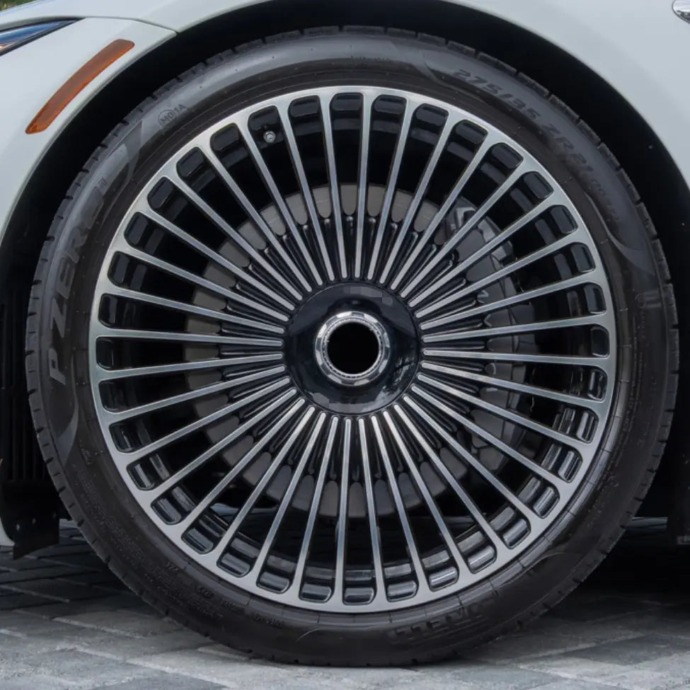 Custom forged wheels for Mercedes-Benz S 450E L W223 Facelift | 6061works OEM Maybach Monogram multi spoke style