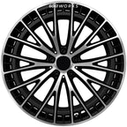 Mercedes-Benz SL 63 AMG 4MATIC+ R232 custom forged wheels | OEM AMG 5 twin spoke style