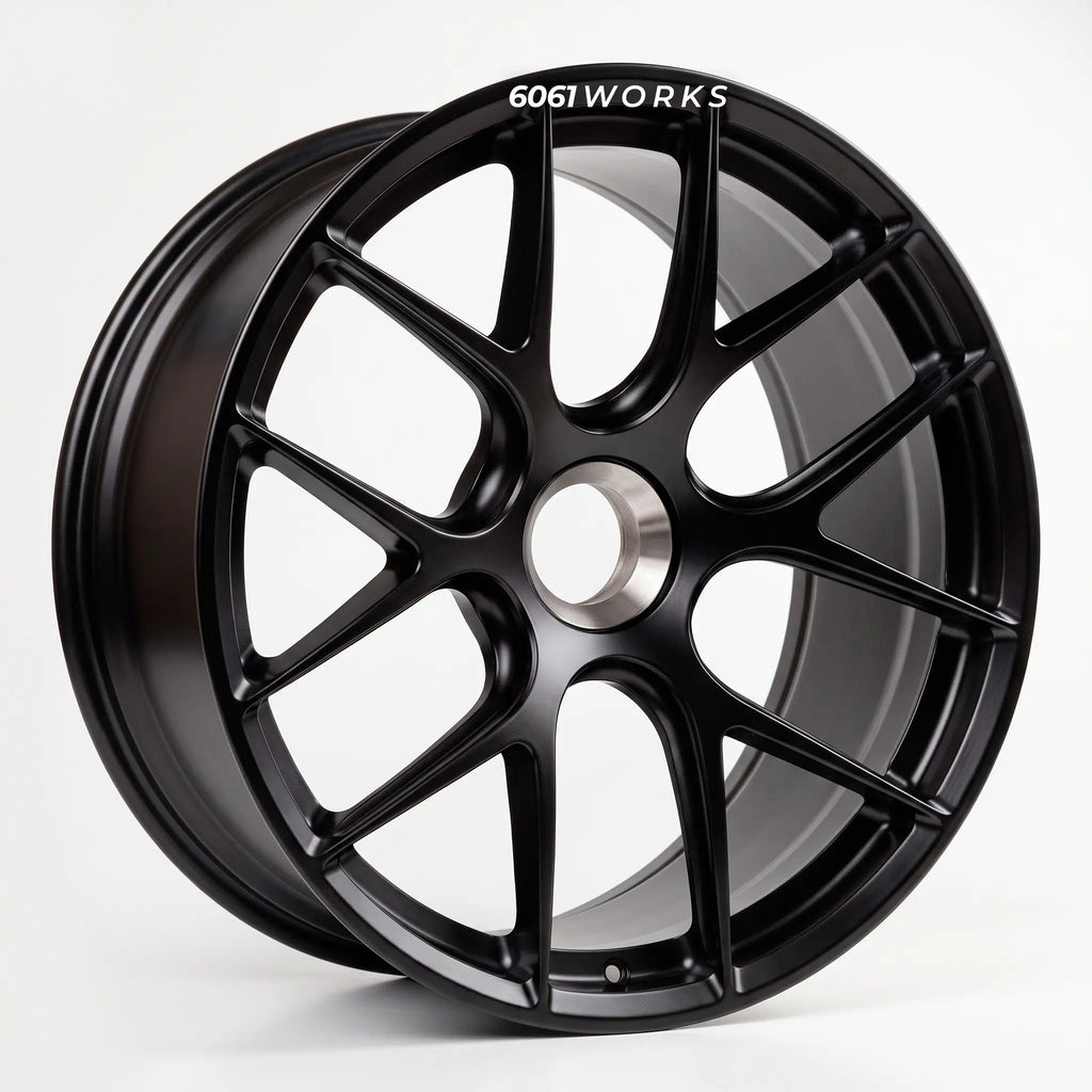 Custom forged wheels for Porsche 911 992.2 GTS series | 6061works BBS RE-Motorsport design