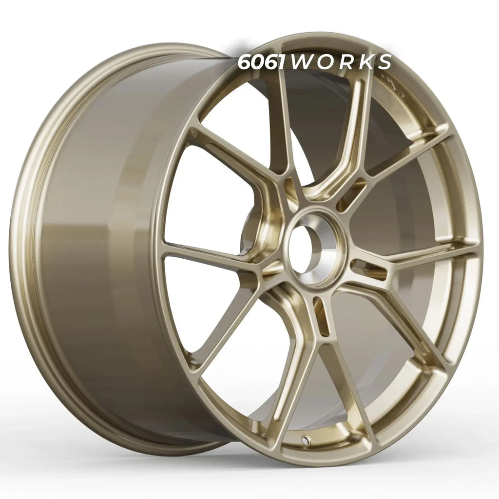 Custom forged centerlock wheels for Porsche 911 992.2 GTS series | 6061works performance wheels