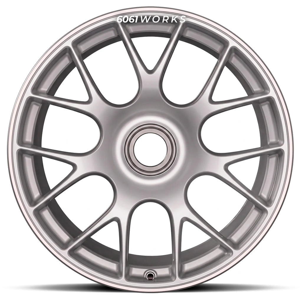 Custom forged wheels for Porsche 911 992.2 GTS series | 6061works CH-R Centerlock design