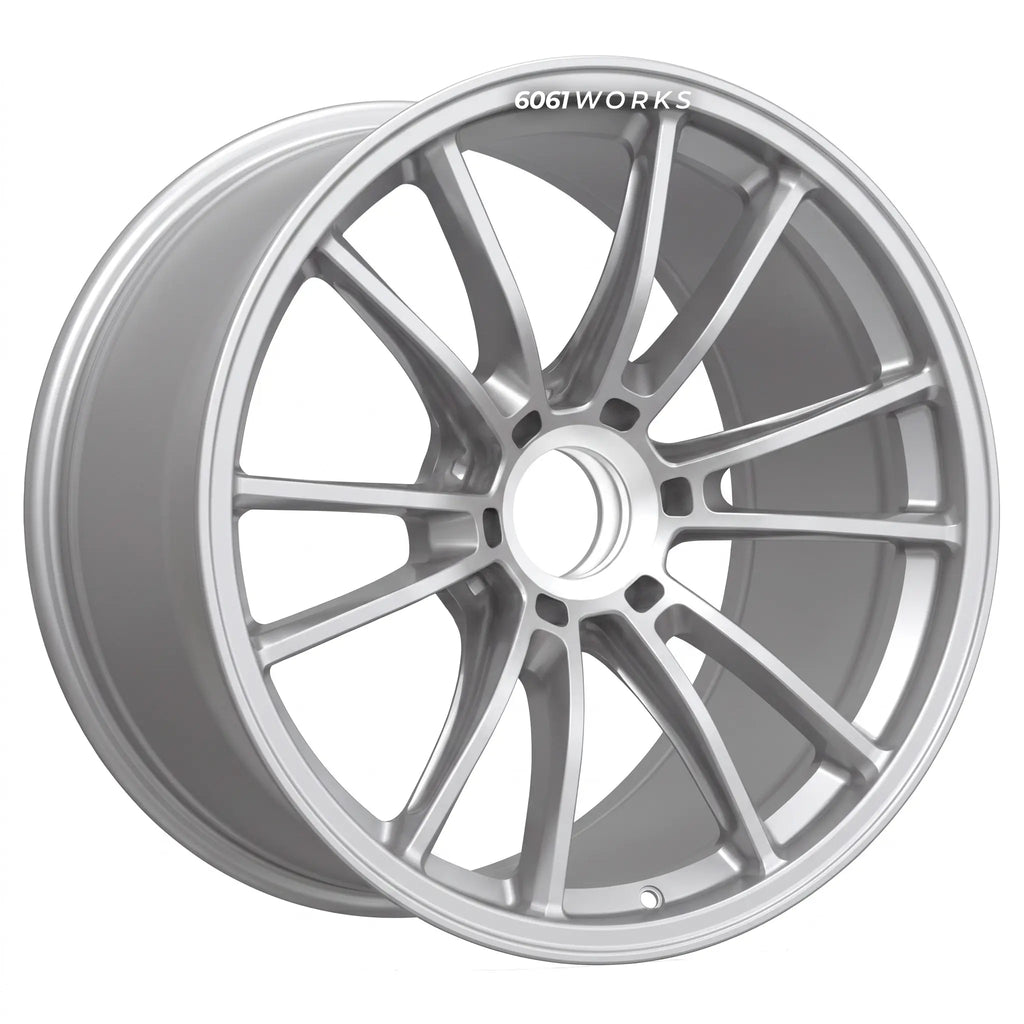 Custom forged wheels for Porsche 911 992.2 GT3 S/C | 6061works Forgeline SS1R-GT design