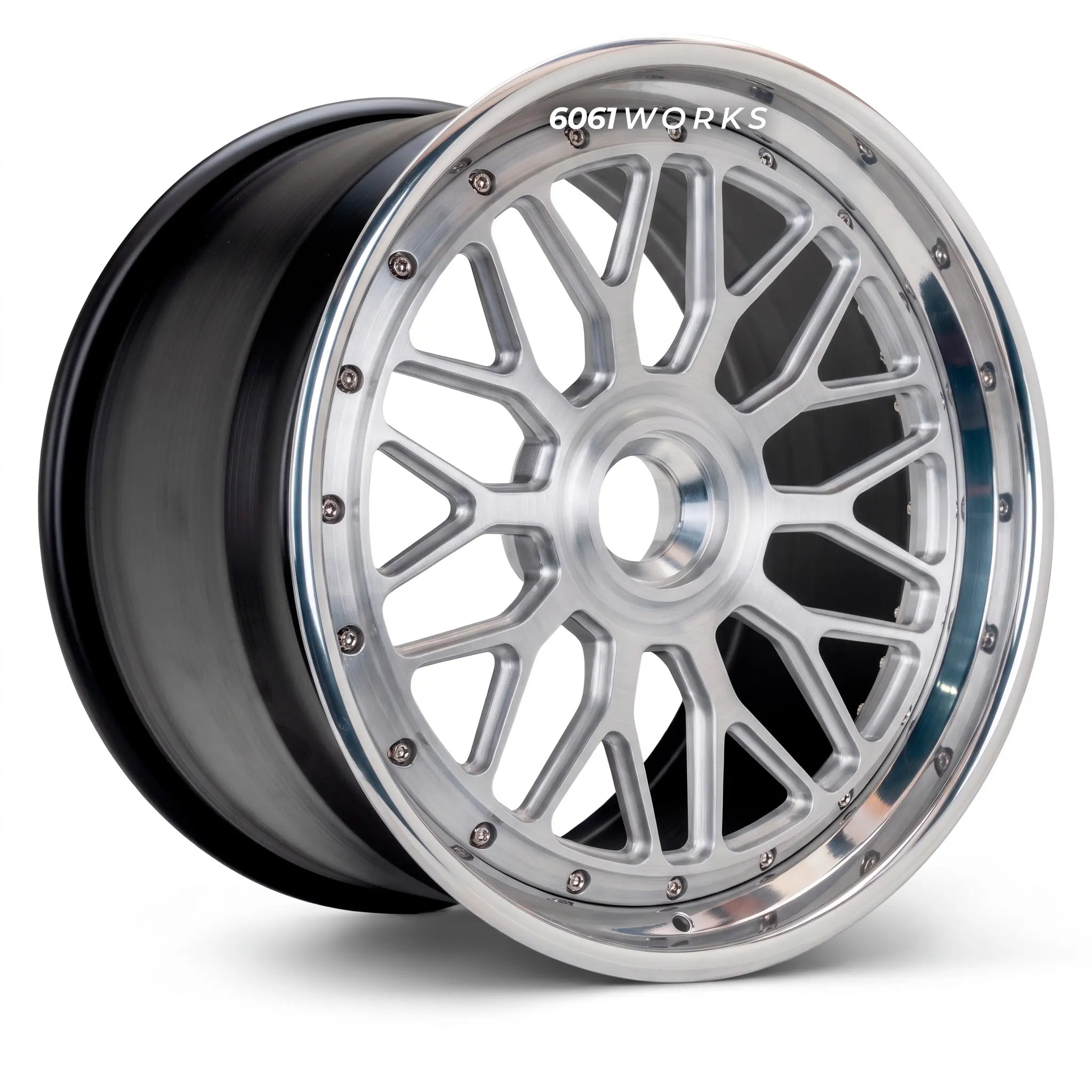 Custom 3-piece centerlock forged wheels for Porsche 911 992.2 GT3 | 6061works Vossen GEN-03 design