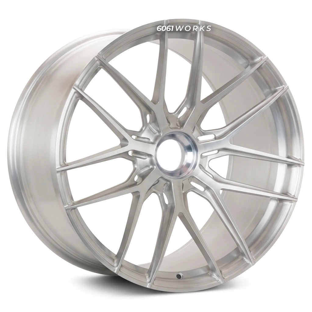 Custom centerlock forged wheels for Porsche 911 992.2 GT3 | 6061works Vossen RS19 design