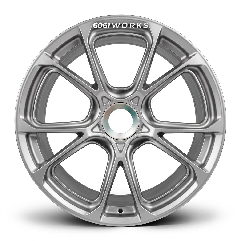 Custom forged wheels for Porsche 911 992.2 GT3 | 6061works TECHART Formula VI Race design