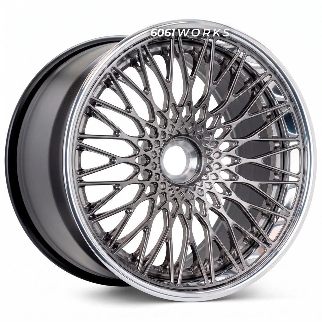 Porsche 911 992.2 Turbo S T-Hybrid 3-piece forged wheels | Vossen S21-09 style