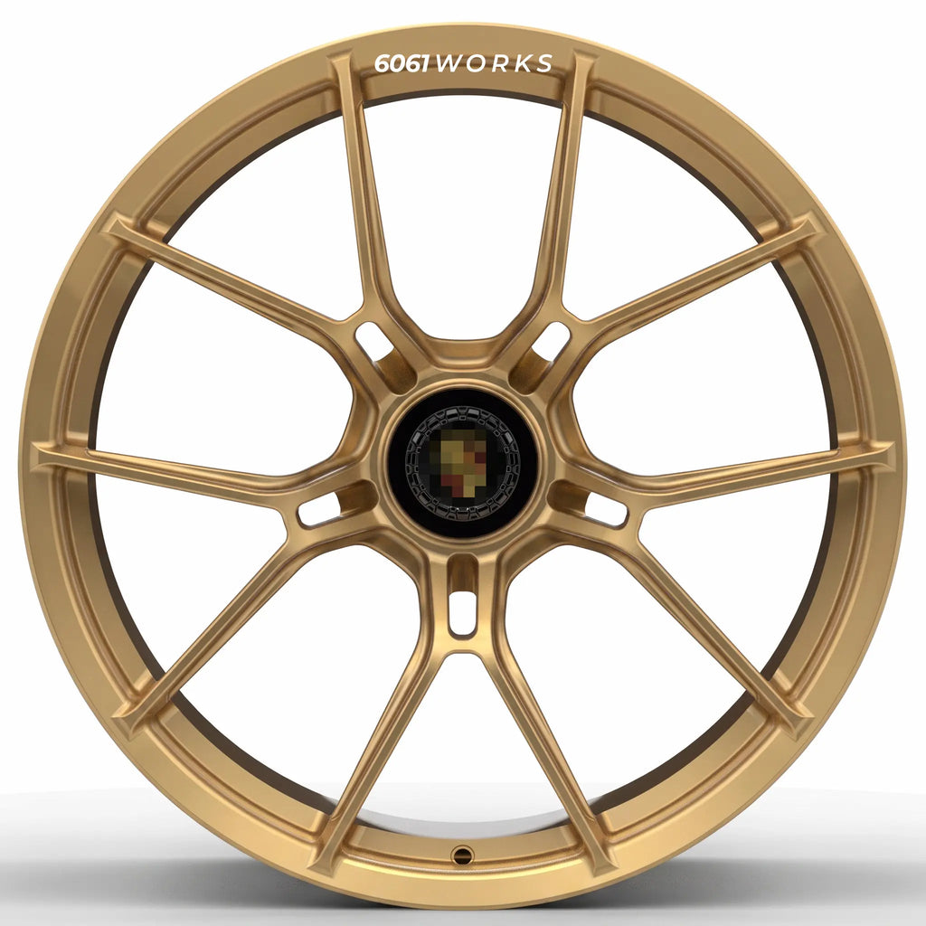 Porsche 911 992.2 Turbo S T-Hybrid centerlock forged wheels | OEM 992.2 GT3 style custom fit