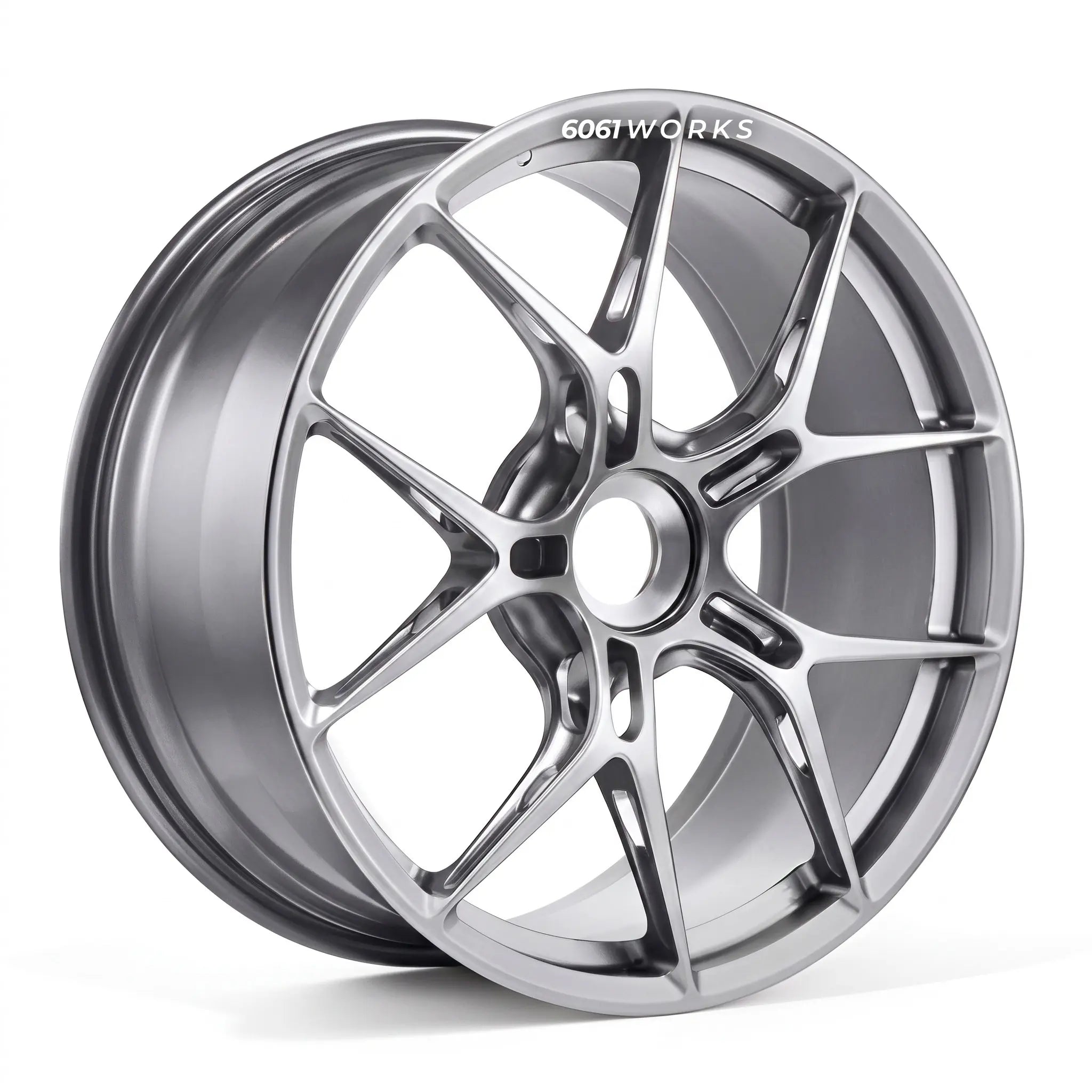 Custom forged wheels for Porsche 911 992.2 Turbo S T-Hybrid | 6061works Manthey Racing OM-1 design