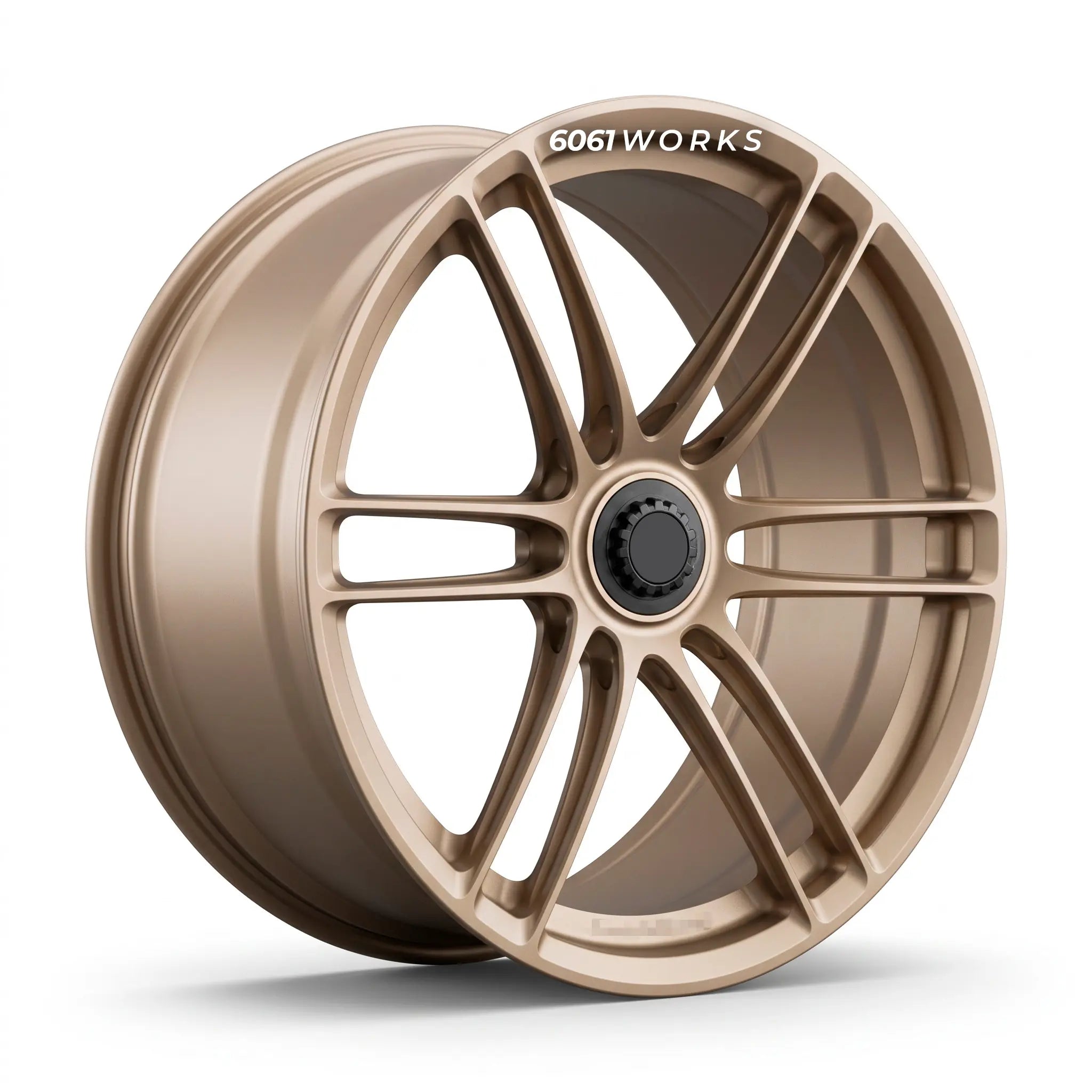 Custom forged wheels for Porsche 911 992.2 Turbo S T-Hybrid | 6061works 992.2 Manthey style