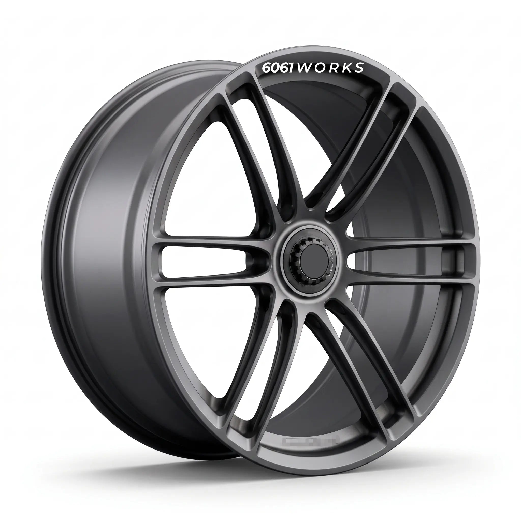 Custom forged wheels for Porsche 911 992.2 Turbo S T-Hybrid | 6061works 992.2 Manthey style