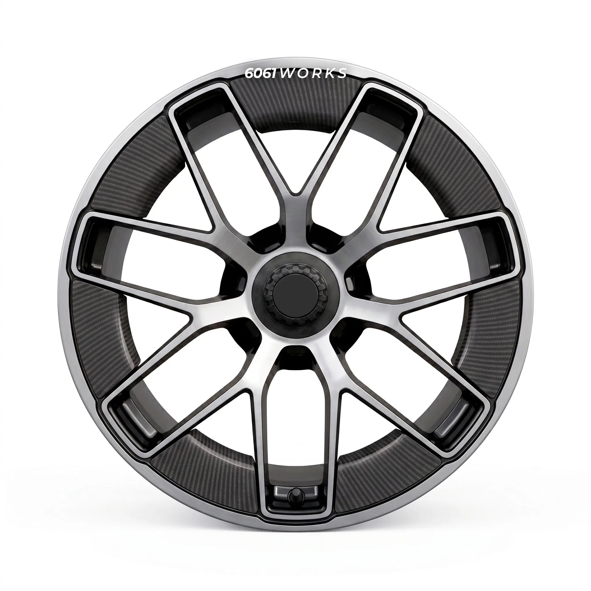Custom forged wheels for Porsche 911 992.2 Turbo S T-Hybrid | 6061works Exclusive Design style