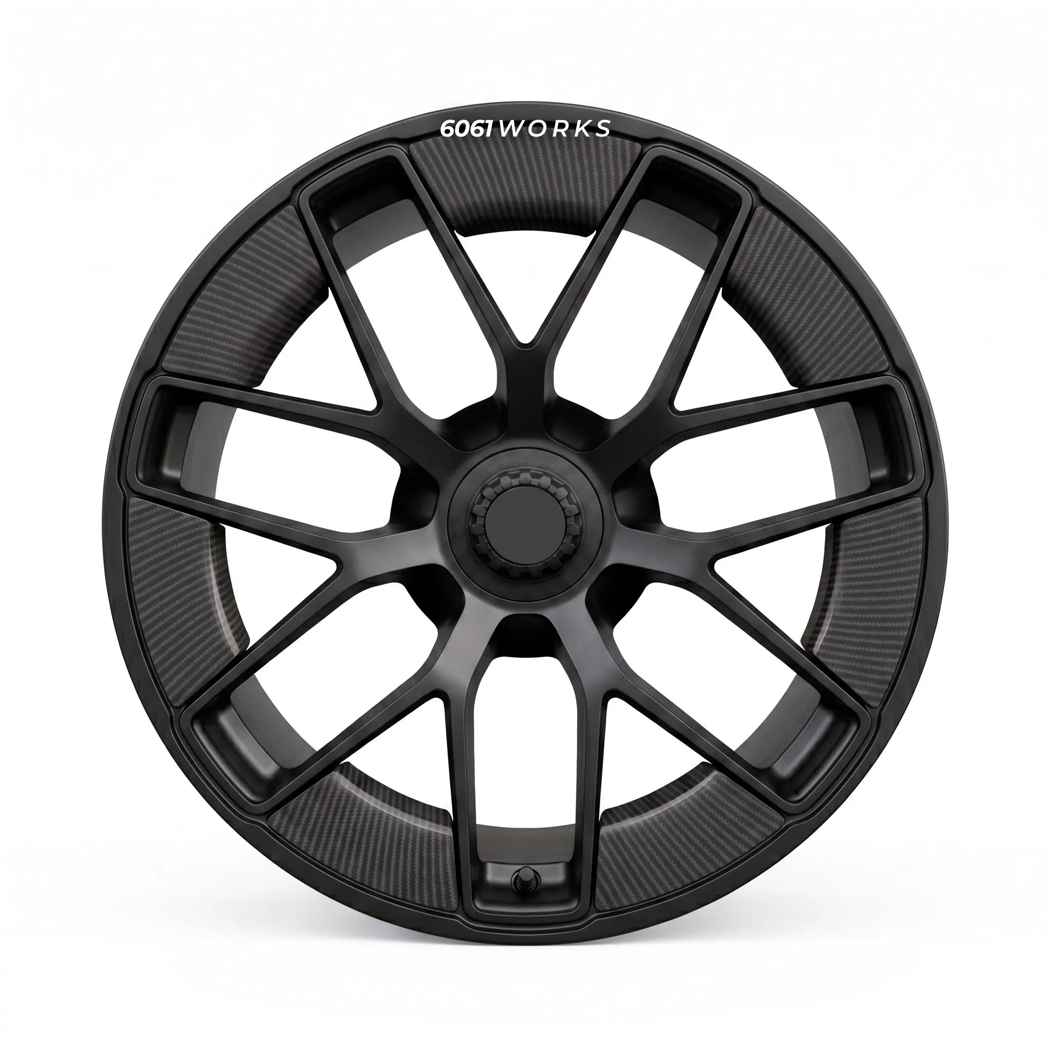 Custom forged wheels for Porsche 911 992.2 Turbo S T-Hybrid | 6061works Exclusive Design style