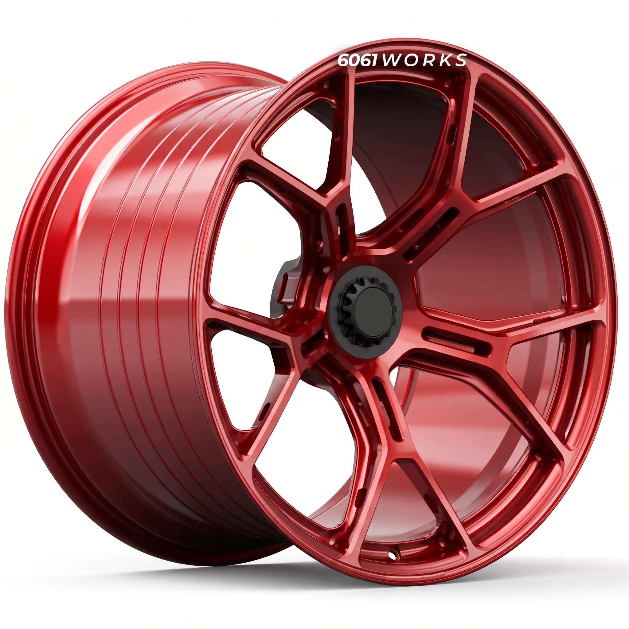 Custom forged wheels for Porsche 911 992.2 Turbo S T-Hybrid | 6061works Vorsteiner x Gunther Werks GW9-904 design