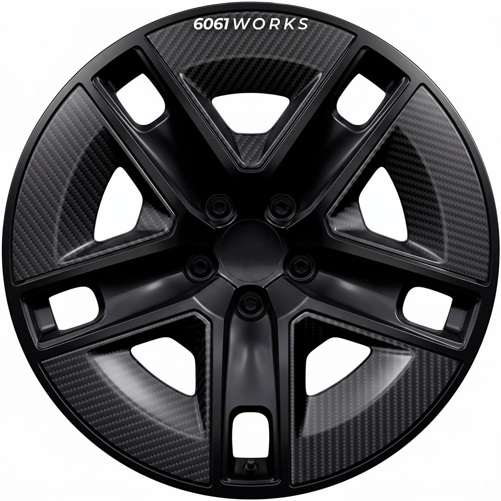 Custom forged wheels for 2026 Porsche Cayenne Coupé Electric | 6061works Exclusive Design style