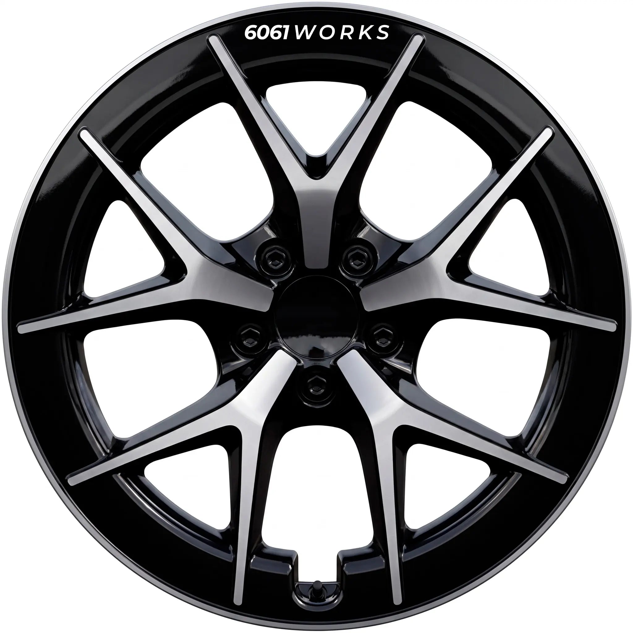 Custom forged wheels for 2026 Porsche Cayenne Electric | 6061works RS Spyder Design style