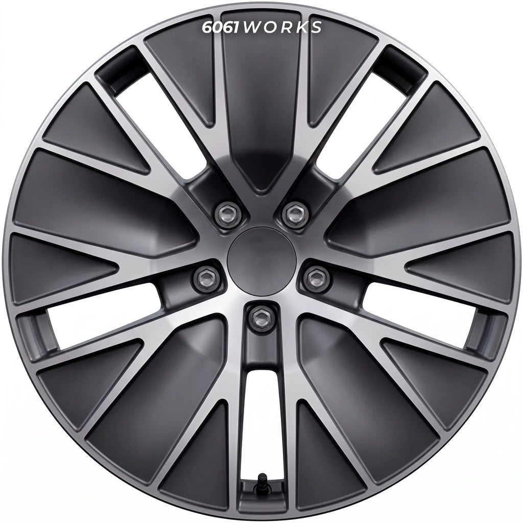 Porsche Cayenne S Coupé Electric custom forged wheels | Turbo Sport Aero style