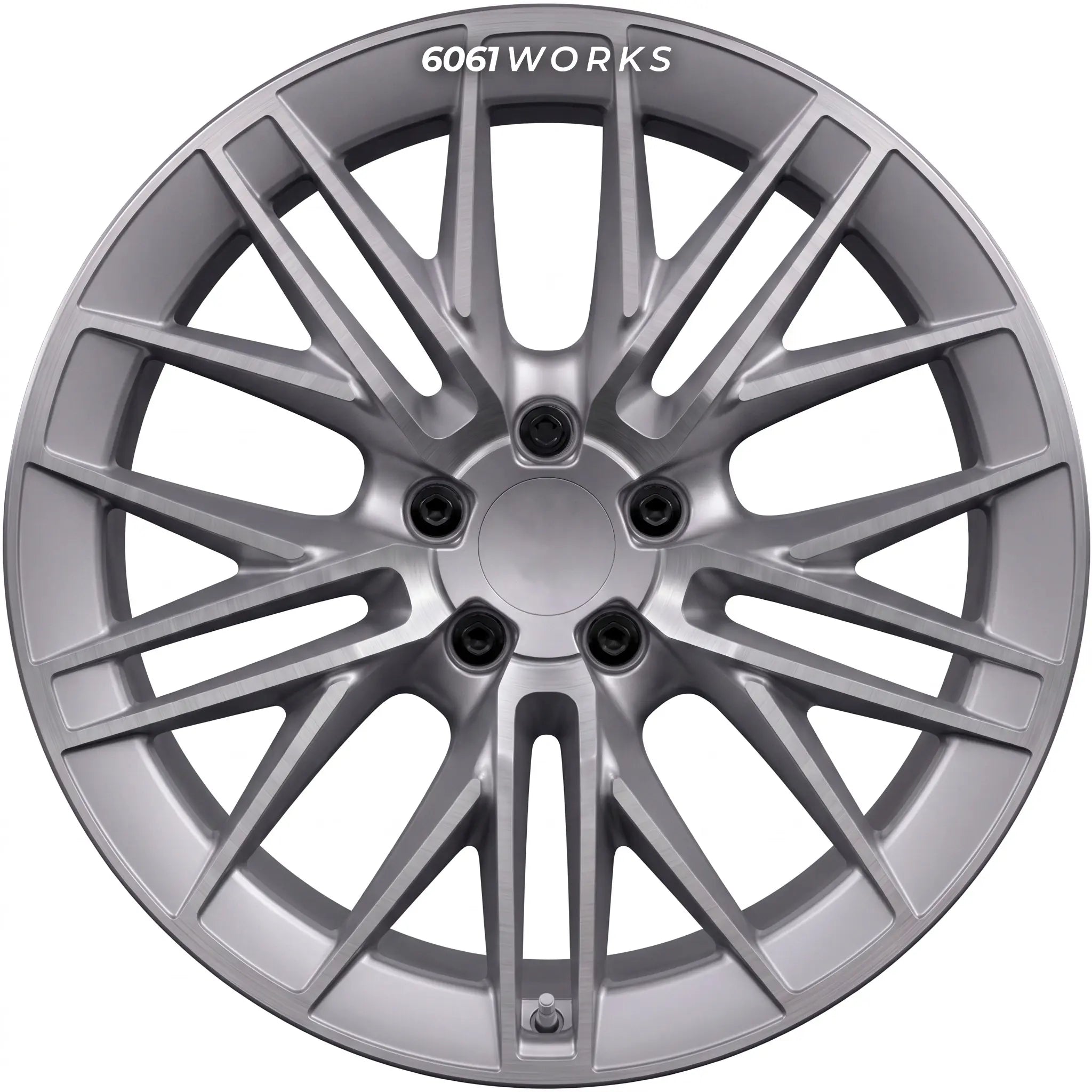 Custom forged wheels for 2026 Porsche Cayenne Turbo Electric | 6061works SportTechno style