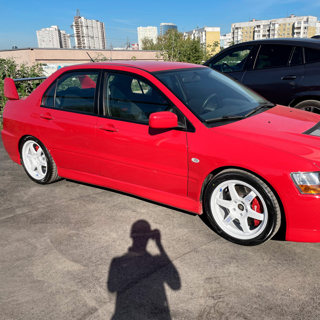 Volk TE37 SAGA S-Plus style forged monoblock wheels Mitsubishi Lancer Evolution VII VIII IX | 6061works
